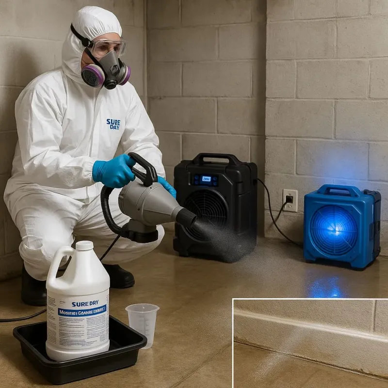 Sanitization and Odor Removal process in Highlands Ranch, CO