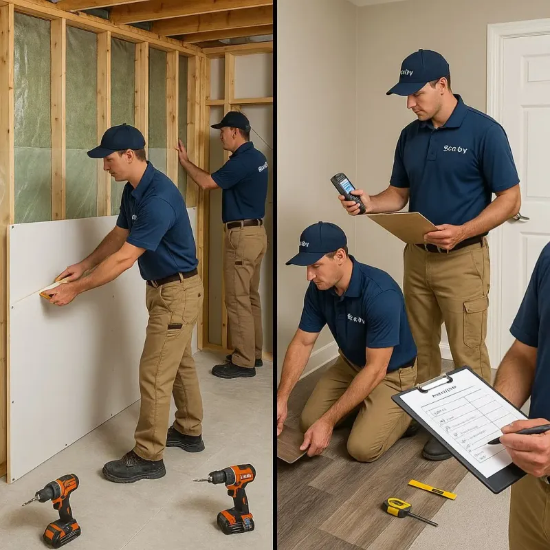 Repairs and Reconstruction process in Highlands Ranch, CO